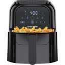 Chefman TurboFry Touch 6 Qt Air Fryer w/ Digital Display and Shake Reminder - Black