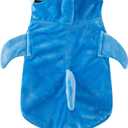 Dog Shark Costume Halloween Hoodie (X-Large) (Blue)