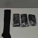 Aoliks Compression Socks for Women & Men 4 Pairs, Best Support for Nurses Running Travel (Small-Medium, B-black-high)