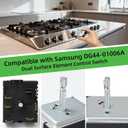 DG44-01006A Compatible with Samsung, DG44-01006A Control Switch Replaces Parts: PER001-02 D, NE58F9500SS, 3282716, AP5800762, PS8764900, EAP8764900