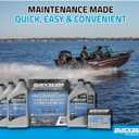 Quicksilver 4-Stroke Oil Change Kit for Mercury Outboard Engines 15, 20, 25, 30, 40, 50, 60, 75, 90, 115, 150, 175, 200, 225, 250, 300, 350, 400 HP