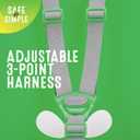 Swurfer Coconut Toddler Swing Comfy Baby Swing Outdoor, 3- Point Adjustable Safety Harness, Secure, Safe Quick Click Locking System, Blister-Free Rope, Easy Installation, Ages 6-36 Months