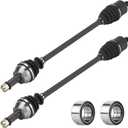Front Left/Right CV Axle with Bearing Kit for Polaris RZR XP 1000 / XP 4 1000 2014 2015 2016 2017 2018 2019 ; 2022 2023 (Highlifter 2016 Only), CV Axle Drive Half Shaft for 1333123, 1333283