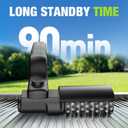 Electric Grill Brush, Cordless Rechargeable BBQ Grill Cleaning Brush, 180 Adjustable Angle, 3-Speed Motor, Stainless Steel Head, Electric Grill Cleaner for Outdoor Grill, Gas BBQ Grates & Griddles