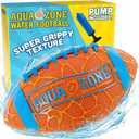 Water Football for Pool & Beach - Best Pool Toys for Kids All Ages - Easy Grip & Soft to Catch Footballs - Fun Outdoor Games Sports Toy - Easter Gifts for Boys 5 6 7 8 9 10 11 12 + Year Old Boy & Girl
