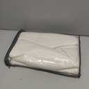 100% Blackout Shield Linen Blackout Curtains for Bedroom 84 Inches Long, Back Tab/Rod Pocket Living Room Drapes, Thermal Insulated Blackout Curtains 2 Panels Set, 50" W x 84" L, Cream