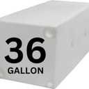 36 Gallon RV Fresh Water Tank, Potable Water Storage Tank for Drinking, Cooking, Cleaning, Showering, for Campers, Trailers, Motorhomes, RVs, Cube Shape, 37" x 16" x 15" (WT-5549)