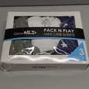 GROW WILD Pack n Play, Mini Crib Sheets 3-Pack | Soft Jersey Sheet Set for Boys or Girls | Playard Mattress, Pack and Play Sheets Fitted | Portable Bassinet Sheet - Stars & Moon Nursery Bedding