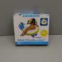 Swimline Pina Colada Pool Ring with Cupholder & Backrest  Inflatable Lounge Float with Fun Design for Adults & Teens  Durable Vinyl Ring for Pool, Lake, or Beach  Easy to Inflate and Store