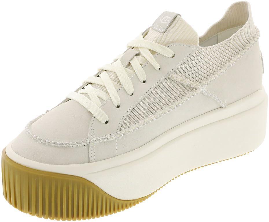 UGG Women's EZ-DUZZIT LACE Sneaker, White, 9.5