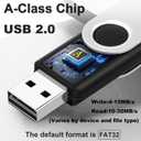 8GB Flash Drive 8 Pack Bulk USB Flash Drives, USB2.0 Thumb Drive USB Stick for Data Storage Backup, Jump Drive Pen Drive Zip Drive Memory Stick with Indicator, USB Storage Flash Drive Swivel Design