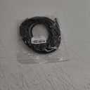 10FT Black Latex Rubber Tubing,3/8in OD 1/4in ID Black ONE Continuous Piece