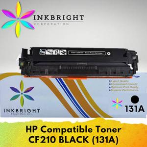 InkBright CF210A Black Toner Cartridge for Printer Laserjet Pro 