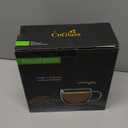 CNGLASS 8oz Double Wall Glass Coffee Mugs,Clear Insulated Espresso Glass Mugs with Handle for Latte,Cappuccino,Coffee,Set of 4