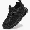 DADAWEN Toddler/Little Kid Boys Girls Lightweight Breathable Sneakers Strap Athletic Tennis Shoes for Running Walking 27