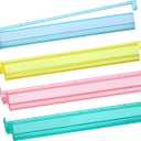 Mahjong Racks with Pushers 4PCS Set Majiang Tile Holder Acrylic Mahjong Racks Accessories and Gifts