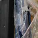 Sofas for Living Room, 83" Velvet Sectional Couch with Moveable Ottoman, Midcentury Modern Small Sectional Couch, L Shape Sofa & 3 Seater, Couches for Living Room, Apartment, Bedroom, Blue