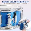 EASTROCK Snare Drum Set 14X5.5 Inches with stand for Student-Blue