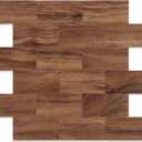 2026 New Upgrade Peel and Stick Backsplash Tile, Peel and Stick 11.34" X 11.57" Wall Tile for Kitchen, Bathroom, Fireplace, Laundry (Brown Woodgrain, 10 Packs)
