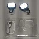 Dog Lights for Night Walking, Clip on Dog Collar Light - 3 Modes, USB-C Rechargeable, IP65 Waterproof, LED Safety Light for Running, Camping, Climbing, Bike (White)