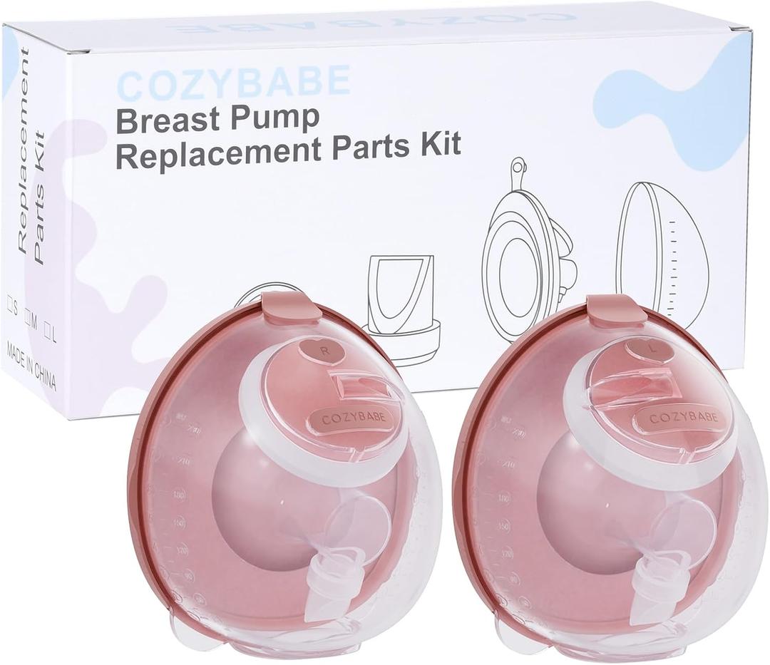 Two Complete Sets Compatible with Medela Symphony Breast Pump Replacement Parts (24mm Two Complete Sets with 17/19/21mm Flanges)