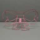 Pink Bow Bathroom Decor Pink Bow Floating Shelves Storage Shelves Metal Coquettish Bathroom Wall Decoration Cute Wall Decor for Women Girls Bedroom Living Room Home