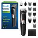 Norelco Philips Multigroom 3000 Series, All-in-One Trimmer, Beard Trimmer and Hair Clipper, 15-Piece Men's Grooming Kit for Head, Beard, Face, Nose, Ears, No Blade Oil Needed, Soft Pouch, MG3770/40 (Black)