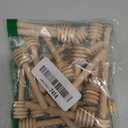 25Pcs Honey Dipper Sticks, Wooden Honey Dipper, 3 Inch Mini Honeycomb Stick, Honey Stirrer Stick for Jar Dispense Drizzle and Wedding Party Present