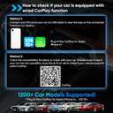 2026 Wireless Carplay Adapter for iPhone,Convert Wired to Wireless with One Click Multi Device Switch,Auto-Connect,No Delay for Cars 2018+ with Built-in Carplay