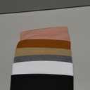 XTREND 6 Packs Knitted Wide Headbands for Women Ribbed Headband Non Slip Boho Head Bands Thick Hairbands Workout Outdoor Yoga Sports Hair Accessories (Black, White, Dark Gray, Khaki, Caramel, Pink)