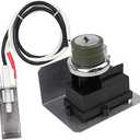 GasSaf Igniter Kit 1836-32 Replacement for Weber 91360 Spirit E-310, E-320 200, E-210, Spirit 300, and More Gas Grills (2009-2012), with Side-Control Panel (2 Outlet)