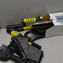 7 in 1 Snow Shovel & Snow Brush Kit with Ice Scrapers for Car Windshield,62.2 Extendable & Bendable Thicken Aluminum Tube for Easy Roof Cleaning,180 Pivoting Brush Head & EVA Grip, Yellow