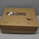 Puredown Goose Feathers And Down White Pillows With 100% Cotton Cover, Bed Sleeping Hotel Collection Pillows Set Of 2, Standard Size