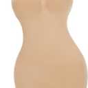 Shapewear Dress Slip For Under Dresses Women Tummy Control V Neck Full Slip Seamless Shaper M/L