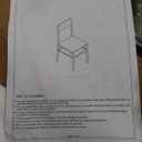 Nut-Brown Dining Chairs Set of 4, Farmhouse Kitchen Room Chairs