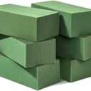 6 Pcs Floral Foam Blocks for Flower Arrangement (Larger Size 9 Lx4.3 Wx3 H) Wet and Dry Green Floral Foam for Wedding, Birthdays, Home Decorations