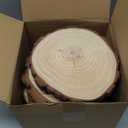 8Pcs Large Wood Centerpieces for Tables, 8-9 Inches Rustic Wood Slices for Centerpieces, Natural Wooden Centerpieces for Tables Wedding, Party, Rustic Decor, Art Creation