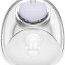 D6 Milk Bowl, Wearable Breast Pump Breastmilk Storage Bottles with Bottle lid Compatible, Wearable Breast Pump Milk Collector Purple 2pack