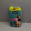 Depend Fresh Protection Adult Diapers, Incontinence & Postpartum Bladder Leak Underwear for Women, Disposable, Maximum, Medium, Blush, 30 Count