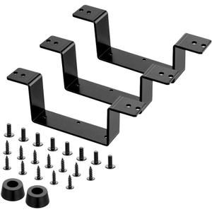 Under Desk Keyboard Tray Track Elevation Kit for 30" x 24" Desk - Easily Install Undermount Tray for Maximum Comfort and Better Posture Even with Desk Underside Bars