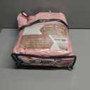 IHOUSTRIY Pink Duvet Cover Full Size, Ruffle Beddding Set with Bowtie, 3 Pieces Comforter Cover Set with Zipper Closure, Girl Bedding with Pillowcase - Light Pink, Full, Comforter Not Included