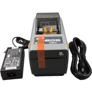 ZEBRA ZD410 Direct Thermal Only Desktop Printer - Ethernet, Bluetooth, USB and USB Host Connectivity, 2"" Print Width, 203 DPI, ZD41022-D01E00EZ- , Monochrome