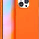 FELONY CASE - iPhone 14 Pro Neon Orange Clear Protective Case, TPU and Polycarbonate Shock-Absorbing Bright Cover - Crack Proof with a Gloss Finish - Full iPhone Protection