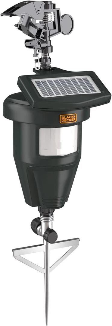 Cat Repellent Outdoor- Squirrel Deterrent Solar- Dog Repellent- Raccoon Deterrent Solar Motion-Activated Water Blaster Jet Spray Scare Away Deer, Rabbits, Birds & Other Animals (single unit)