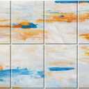 Art Acoustic Panels Soundproof Wall Panels, 48 X 32Inches Acoustic Panels Sound Absorbing, Decorative Acoustical Wall Panels, Sound Panels Noise Reducing for Home & Office(Line Gallery)