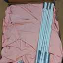 Razee Twin Bed Tent for Kids, Twin Size Bed Tents Indoor Toddler Canopy Privacy Playhouse on Bunk Sleep Inside Drafty Room for Girls, Pink, Kid House Toys for Girl Birthday