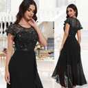 BeryLove Formal Dresses for Women 2026 Wedding Guest with Slit Cocktail Elegant Lace Long Prom Dress, XXL