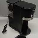 Single Serve Coffee Maker for Pods & Ground Coffee, 6 to 14oz Brew Sizes, Strong Brew Option, Fast Brewing, Compact Design with Removable 40oz Reservoir, Travel Mug Friendly, Black