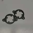 Speaker Spacer Ring Midrange Speaker Spacer Adapter for Toyota Waterproof Black 2 Pcs