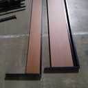 14 Inch Queen Size Metal Platform Bed Frame with Wooden Headboard and Footboard, Mattress Foundation, No Box Spring Needed, Large Under Bed Storage, Non-Slip Without Noise, Walnut